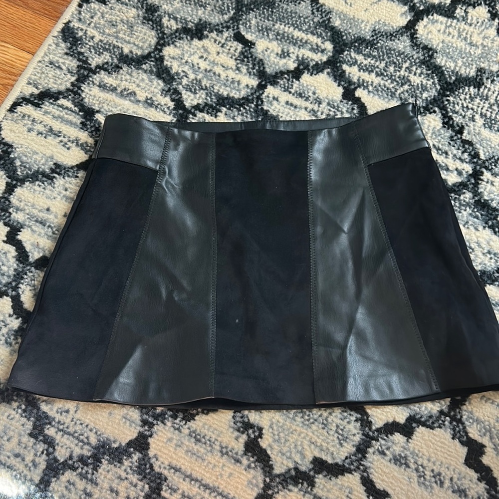 Zara Faux Suede and Faux Leather Mini - Medium